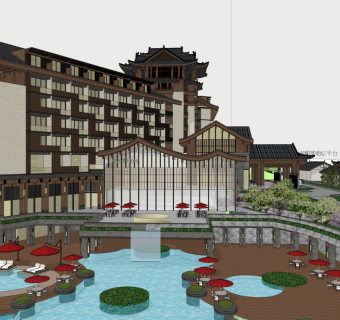 新中式酒店建筑